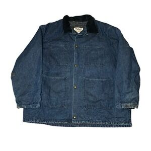 Vintage Walls Blanket Lined Denim Chore Jacket Blizzard Pruf Made In The USA S/M